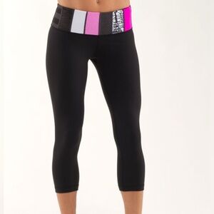 Lululemon Wunder Under Crop *Reversible* Leggings Women’s Size 6